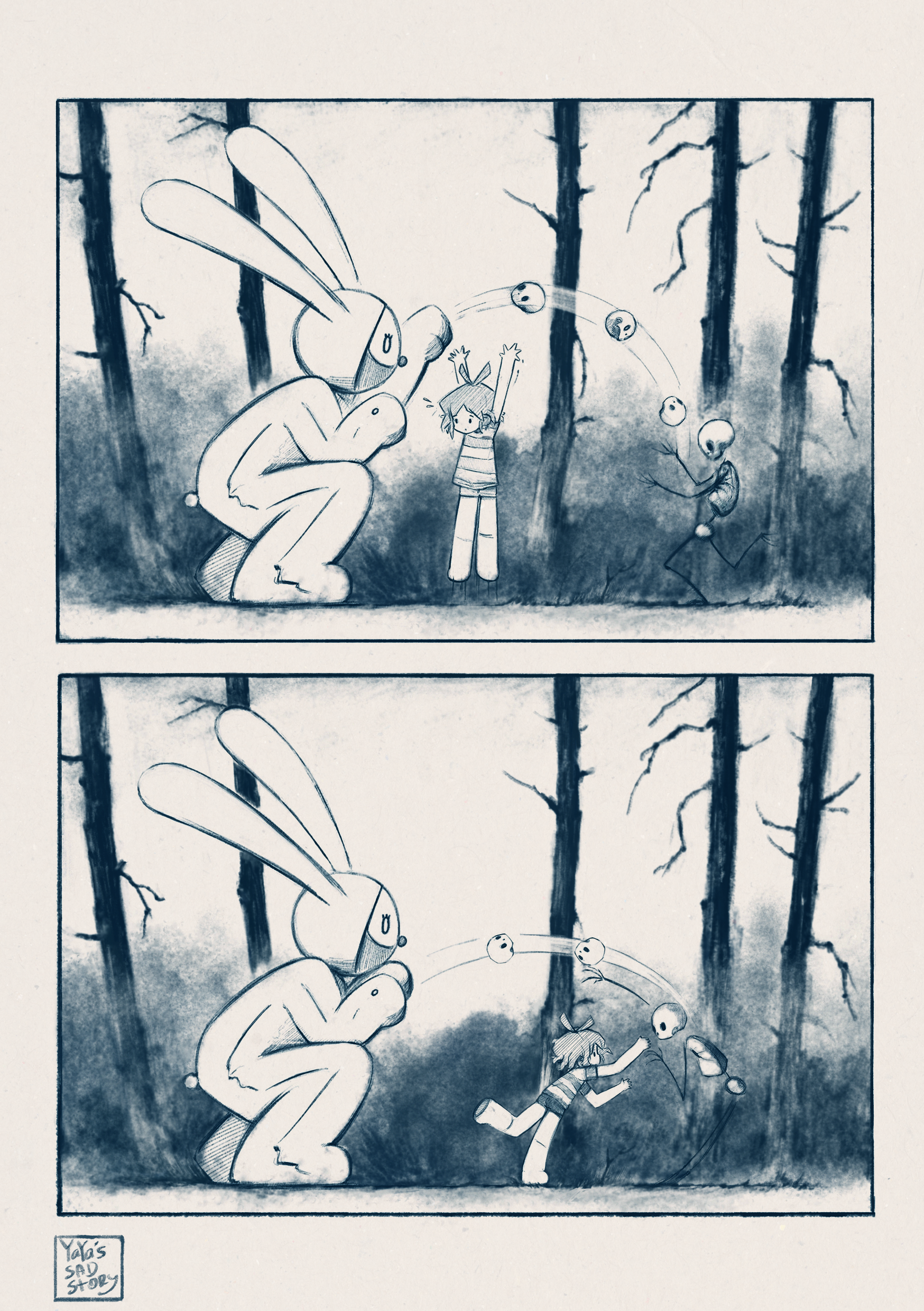 Yaya’s Sad Story – A5 Signed Limited Edition Print (1/50)