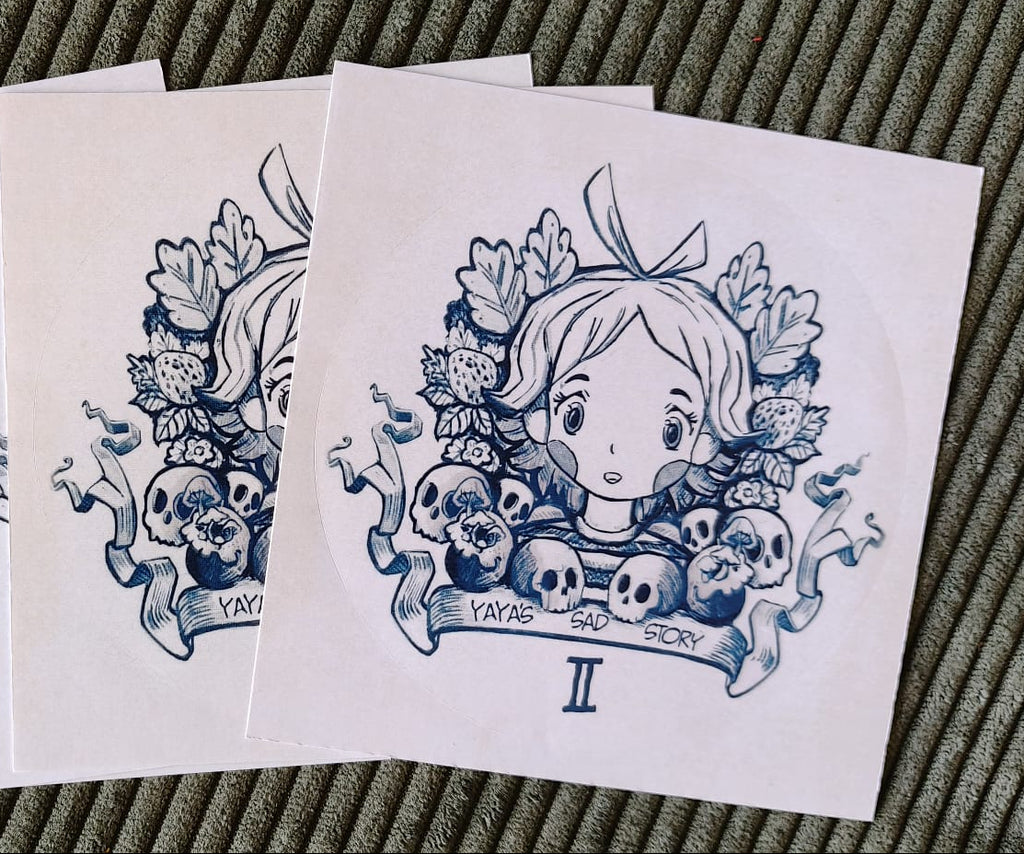 Yaya’s Sad Story – Collector Sticker Set (Set of 3)