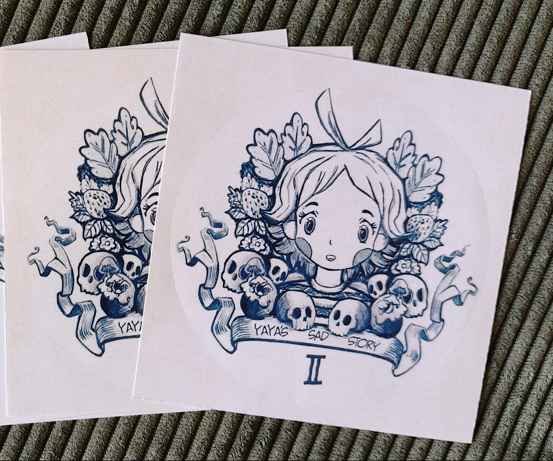 Yaya’s Sad Story – Collector Sticker Set (Set of 3)