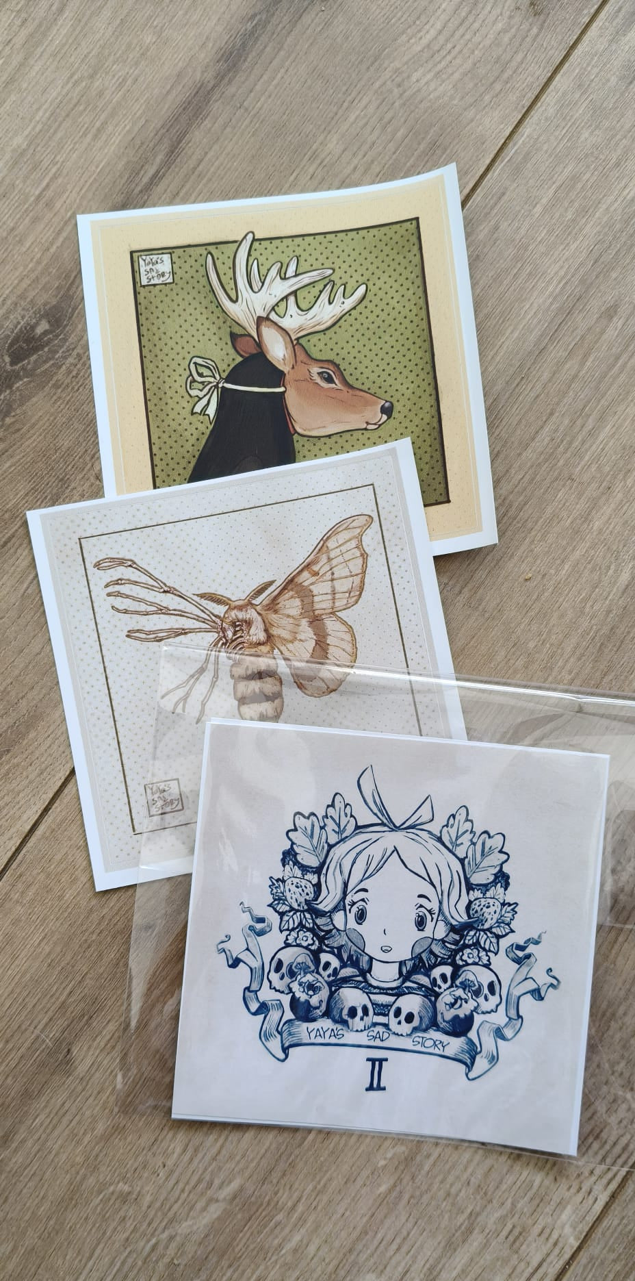 Yaya’s Sad Story – Collector Sticker Set (Set of 3)