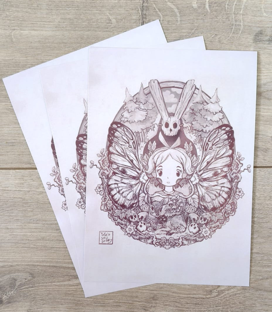 Yaya’s Sad Story – A5 Signed Limited Edition Print (1/50)